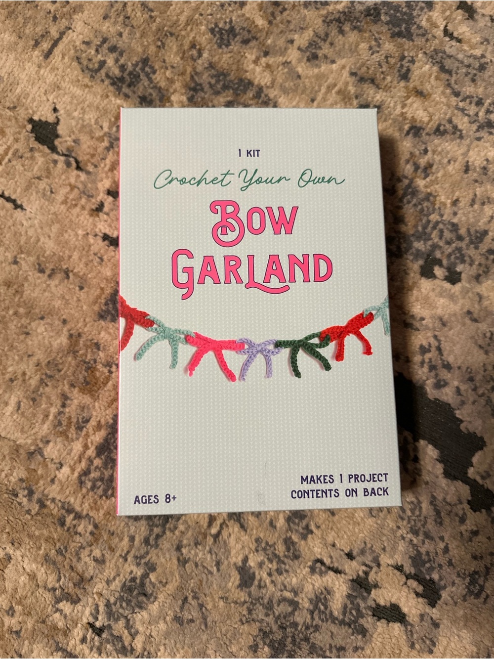 Crochet Your Own Bow Garland Kit - Multicolor